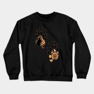 Tribal Bear Paws Crewneck Sweatshirt